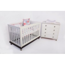 Jade Cot and Dresser Combo